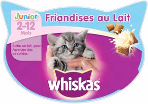 Friandises au lait Whiskas pour chaton