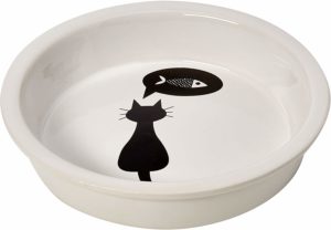 Gamelle en céramique Trixie avec motif de chat