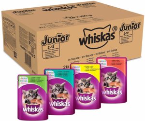Sachets Whiskas Junior en sauce pour chaton
