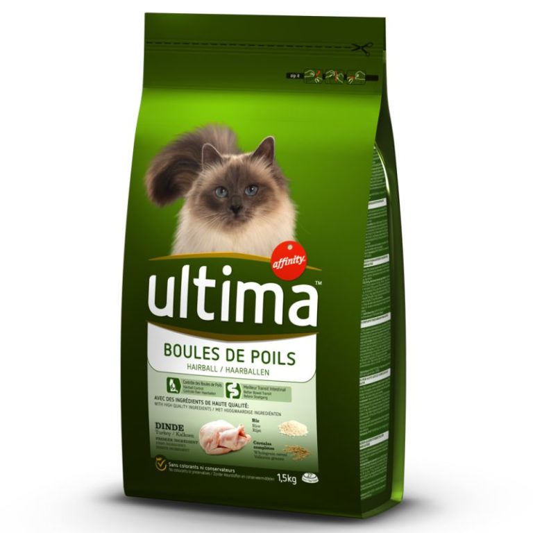 La meilleure nourriture antiboules de poils pour chat (croquettes, nourriture humide, pâtes et
